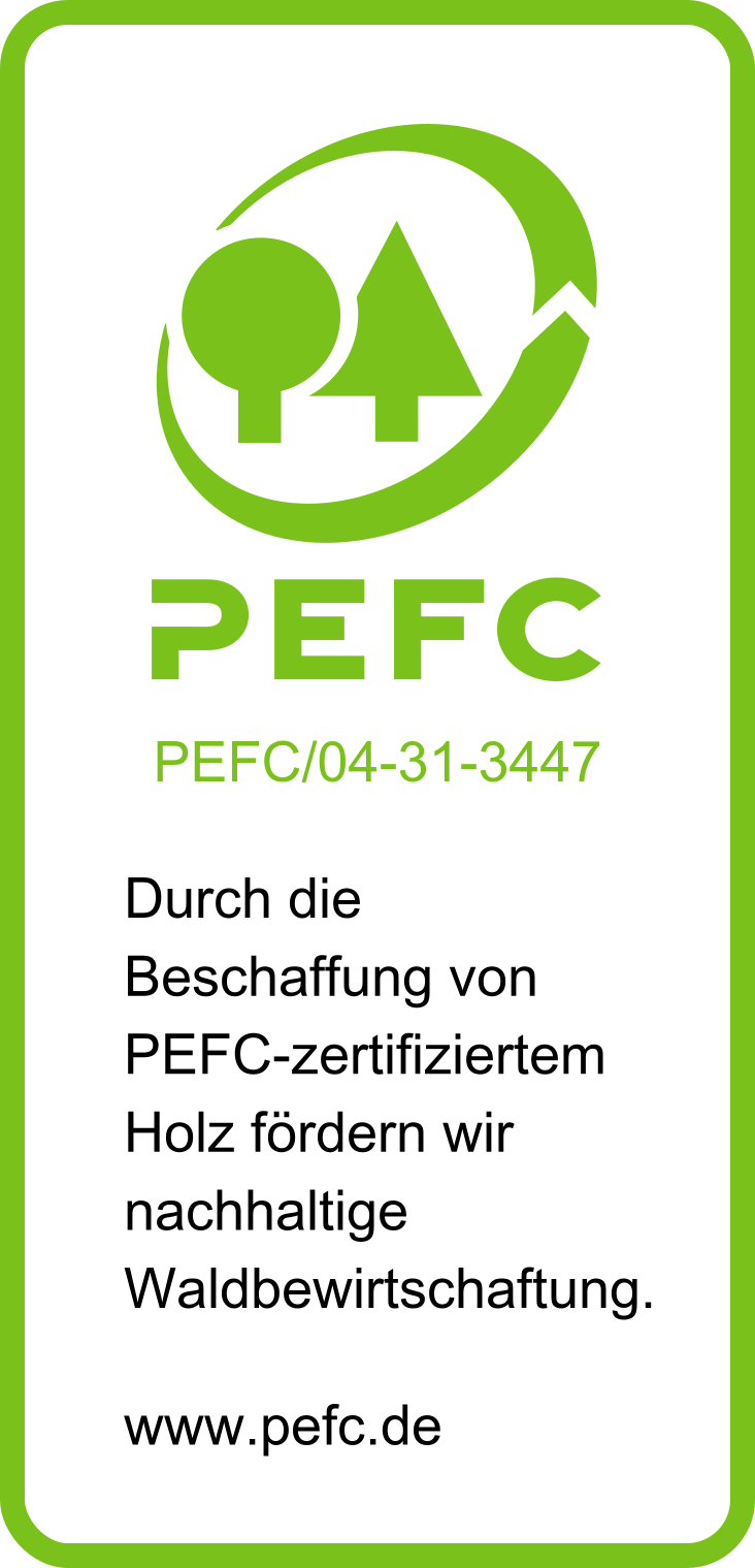 pefc label pefc04 31 3447 nachhaltige waldbewirtschaftung