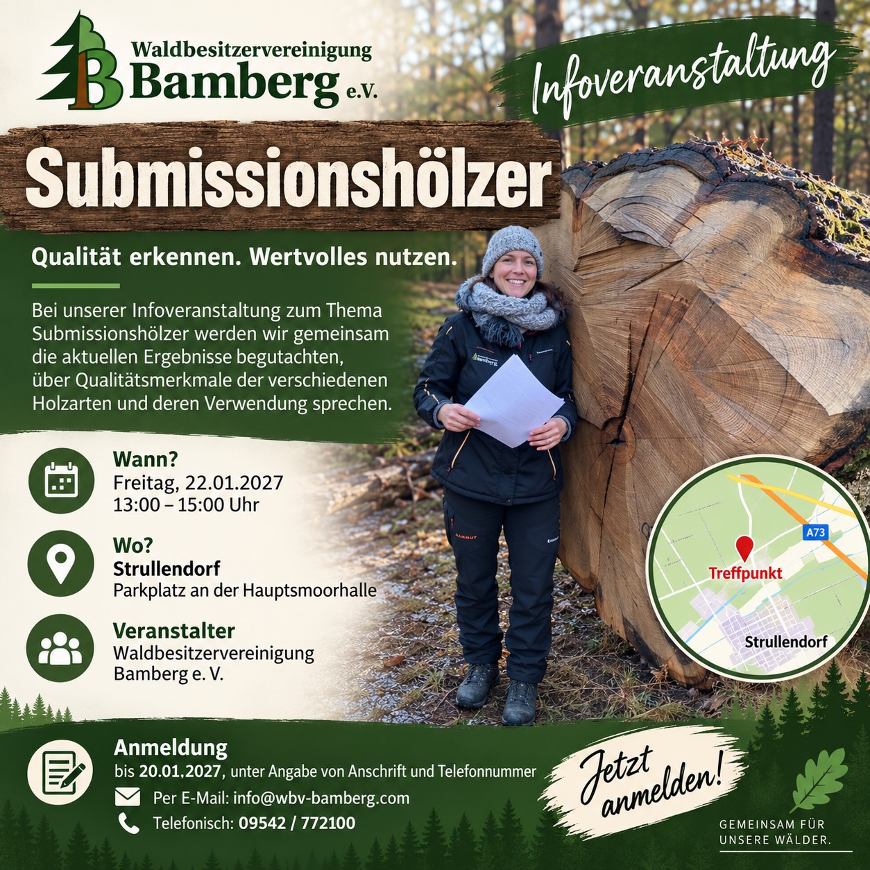 Infoveranstaltung Submissionshölzer