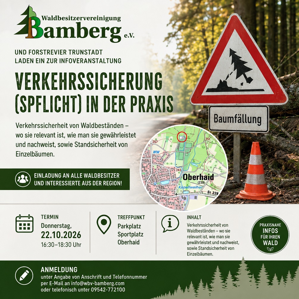 Infoveranstaltung Verkehrssicherung spflicht in der Praxis